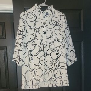 Habitat Black and White Patterned Garment